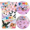 Bing BING Otroška bombažna posteljnina za deklice, z zadrgo, 100% BOMBAŽ 100x135+40x60 cm OEKO-TEX