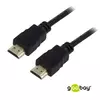 GOOBAY HDMI 2.0 pozlačen 1,5m črn kabel