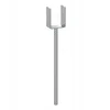 DOMAX Podstavek stebra, pocinkano sidro, 91x624x124 mm