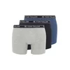 TOM TAILOR Boksarice modra/temno modra/pegasto siva/bela