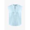 Mexx Ženska bluza Violet MF006100461W, Bez rukava, Svetloplava