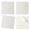 shumee Komplet PVC ploščic z vzorcem za dnevno sobo, samolepilni valovi v geometrijski razporeditvi, 20x20x20 cm