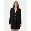 Armani Exchange za ženske. XW000716AF16206UC001 Črni plašč Caban (XS), Črna, Priložnostno, Volna, Classic
