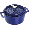 Casserole kozica, 30 cm, temno modre barve, iz litega železa, Staub
