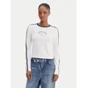 Guess Jeans Bluza W6RI17 J1314 Bela Regular Fit