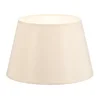 Duolla Lampshade Cone višina 18 cm, Chintz ecru/bel - ecru, bela - Tkanine/tekstil