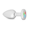 Easytoys Analni čep Easytoys Anal Collection, LED, majhen, srebrn