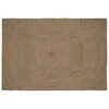 Vidaxl Preproge za površine Siva 160 x 230 cm Juta