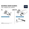 Grohe steklena kopalniška polica Essentials 40799001