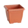 Prosperplast Kvadratni plastični cvetlični lonec 15x15 cm, višina 13 cm, rjav, 2,9 l