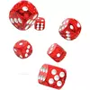 Kockice Oakie Doakie Dice D6 16 mm Speckled - Red (12)