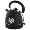 slomart Električni kuhalnik Klausberg KB-7905, 1,8 L, nerjaveče jeklo, termometer, črn/rose gold