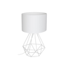 Stona lampa BASKET 1xE27/60W/230V bela