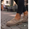Ženske bež mokasine Sand Step