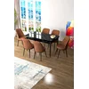 Hanah Home Set Trpezarijski sto i 6 stolica Zen, Terakota