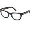 Tom Ford Ženski okvir za dioptrijske naočare Blue Block 0FT6066-B, Crne