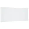 Vidaxl Posteljno vzglavje belo 200x1,5x80 cm konstruiran les