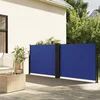 Uvlačiva bočna tenda 120 x 600 cm plava