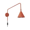 Sollux SL.1701 - Zidna lampa NOX 1xE14/10W/230V narandžasta