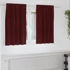 Zavjese za zamračivanje 2 pcs Vinska crvena 140 x 140 cm Baršun