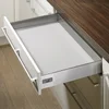 Metalna fioka bez fronta, 60cm/45 cm, Belo-siva