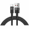 FixPremium - USB-C / USB kabel s hitrim polnjenjem (1m), črn