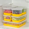 Hermia Set organizera za frižider, 7 komada, Žuti