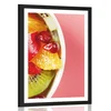 Plakat s paspartujem poletna sadna solata - 40x60 silver