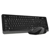 A4 TECH FG1010 FSTYLER Wireless Combo USB YU sivi set (TAS01337)
