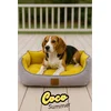 Paws & Whiskers Krevet za ljubimce Coco Summer, 60x70x10 cm, Žuti