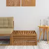 Vanjski otoman Prirodna 79 x 79 x 37 cm Čvrsto drvo akacije