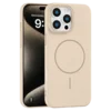 Rigid Silicone MagSafe maska za iPhone 16 Pro Max – bež
