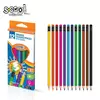 S-COOL Drvene bojice sa gumicom SC1481/ set 1/12