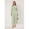 Trendyol Modest Ženska haljina Tctss25Eb00108, Zelena