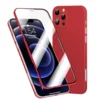 Maska Slim 360 full cover za Iphone 12 Pro crvena.