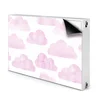 tulup.si Pokrov za radiator PVC Roza oblaki 90x60 cm