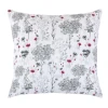Blazina DITA - 45x45 cm - Vejo siva, rdeča, bela