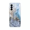 Torbica Silikonska Print za Samsung A175F Galaxy A17 Blue Gold Marble