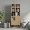 Hanah Home Polica za knjige Kiato, 60x170x30 cm, Hrast