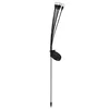 LED solarno svetlo MULTI LED/0,06W/1,2V 150 mAh IP44 crna