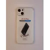 iPhone 15+ transparent maska sa ojačanim ivicama ( 96112 )