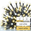 LED spoljašnji božićni lanac 100xLED/10m IP44 topla/hladna bela