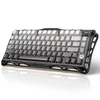 GravaStar Mercury K1 75% Wireless Mechanical Gaming Keyboard Gradient Black/Aluminium Alloy/ Hot-Swap/Sideprint, shine-through keycaps/Linear switches