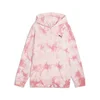 PUMA Essentials Relaxed Tie-Dye Hoodie Youth, Sweatshirts, Wild Pink, 15-16Y