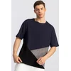 TUDORS Muška majica Oversize - Relaxed Fit teget