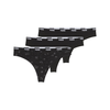 Womens Puma Womens Strings (3-Pack), Black, Size XS, Clothing
