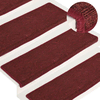 Prostirke za stepenice 15 kom 65x21x4 cm bordo pravokutni rub
