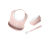 Baby Feeding Set, 3 pcs - Powder pink