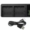 Polnilec za baterijo JVC BN-VC296G/BN-VC298G/BN-VC264G, dvojni, USB-C