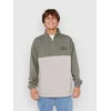 Rip Curl Heritage Oval 1/4 Zip Crew Fleece Sweater cactus green